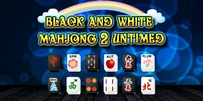  Black and White Mahjong 2 Untimed unblocked free