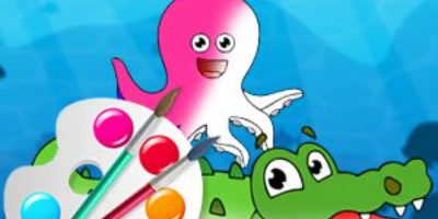  Sea Creatures Coloring Book unblocked free