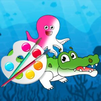  Sea Creatures Coloring Book unblocked free