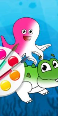  Sea Creatures Coloring Book unblocked free