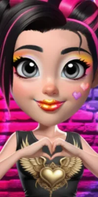  Vibrant Hearts Glamour Versus Punk Fashion unblocked free