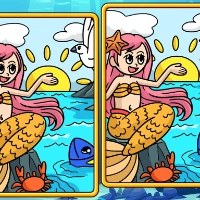  Mermaids Spot The Differences unblocked free