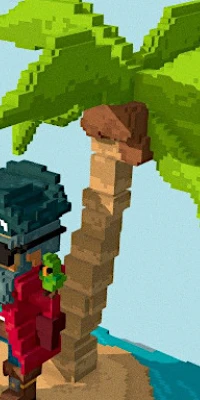  Pirates of Voxel Survival Battle unblocked free