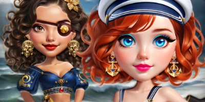  Mermaid vs Pirate Fashion Battle unblocked free
