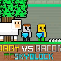 Obby vs Bacon MCSkyblock unblocked free