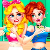  School Girls Battle Beauty Salon unblocked free